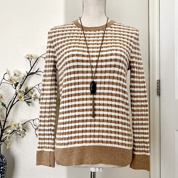 TALBOTS Pullover Striped Sweater - Picture 5 of 13